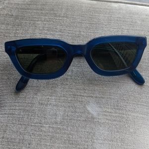 Vintage Moschino Blue Cat Eye Sunglasses